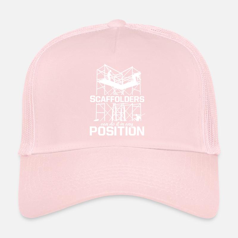 La position de Scaffolder construction Construction d’échafaudages Casquette trucker 