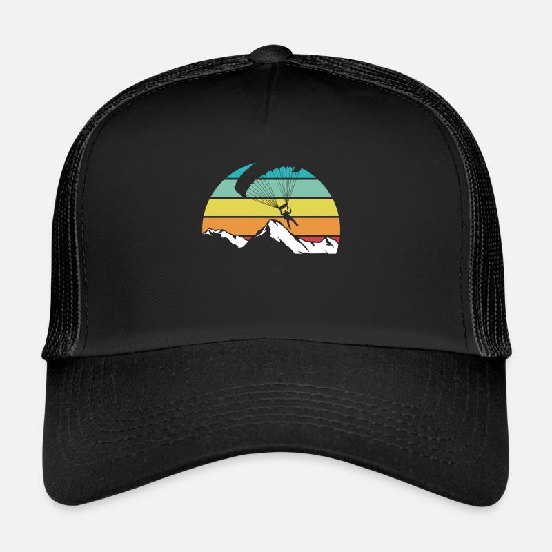 Fallschirm Retro Berg Paragliding Trucker Cap
