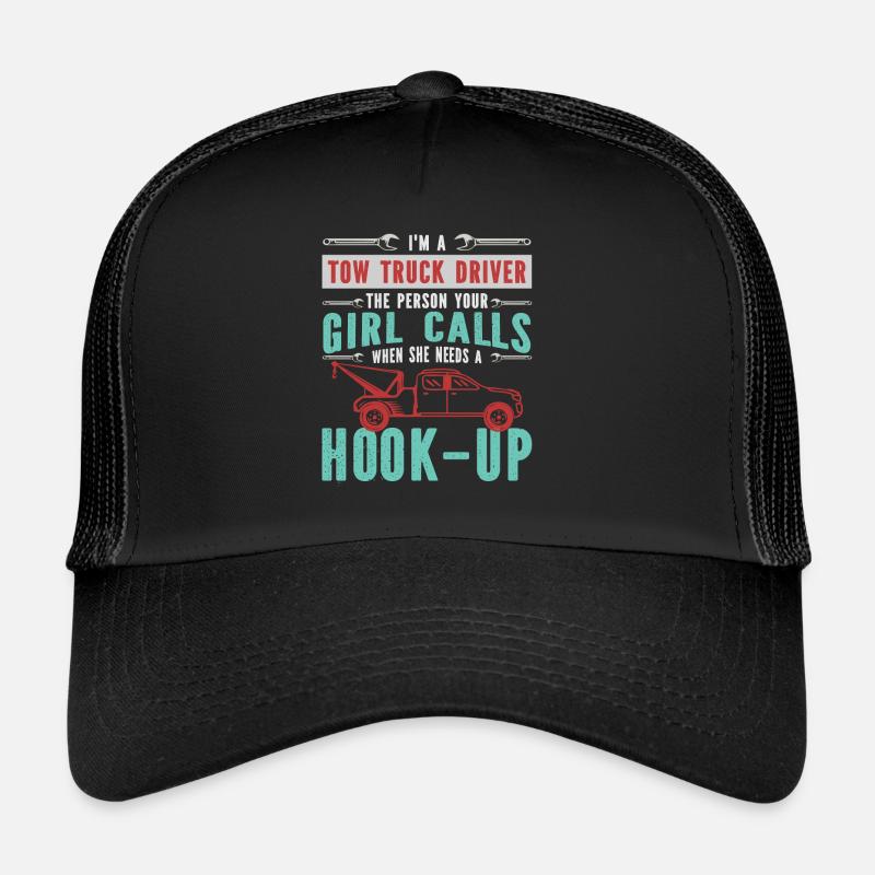 Abschleppdienst Abschleppwagen Geschenk Trucker Cap
