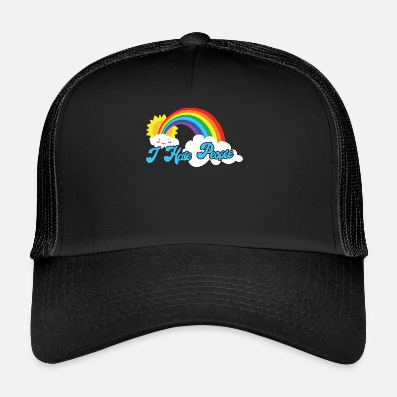 Cute Cloud - I hate people Trucker Cap