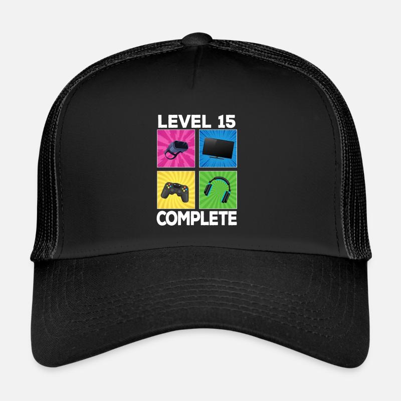 Level 15 complete 2007 Game 15. Geburtstag Trucker Cap