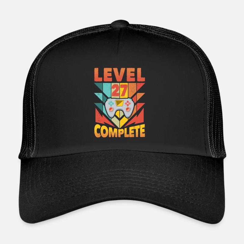 Level 27 Complete 1995 Game 27. Geburtstag Trucker Cap