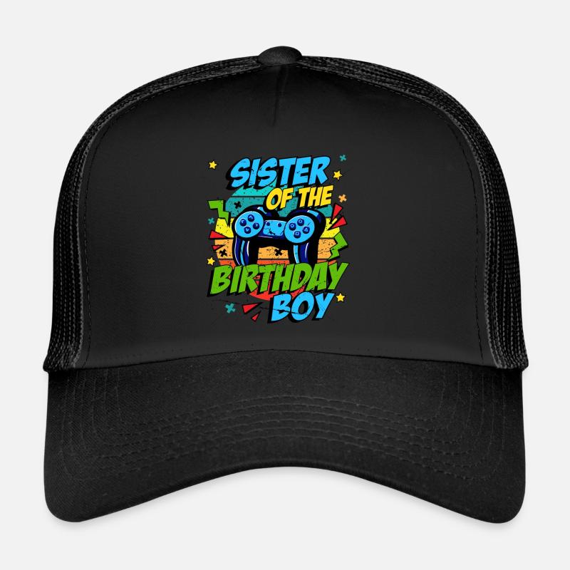 Geburtstag Schwester Zeit zum Leveln Level Up game Trucker Cap