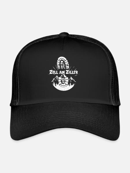Zell am Ziller Austria Tyrol Holidays - Trucker Cap - black/black - Front