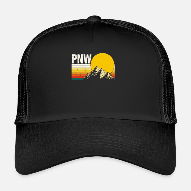 PNW Pacific Northwest Bigfoot Trucker Cap