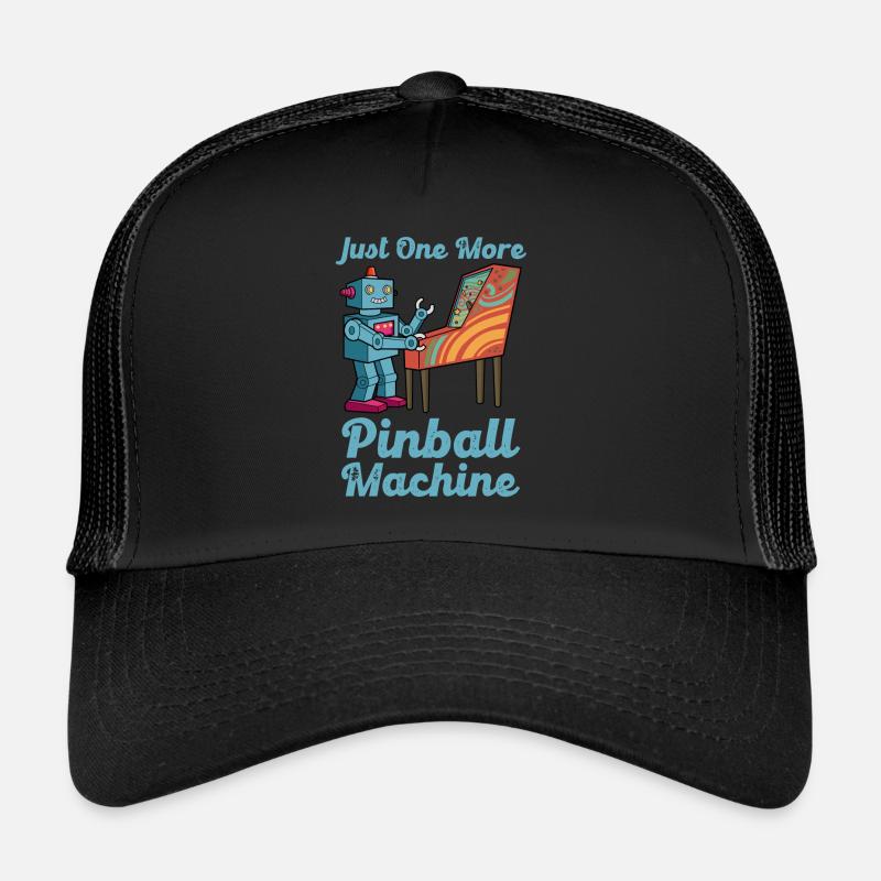 Juste un cadeau de plus pour les jeux rétro de flipper Casquette trucker 