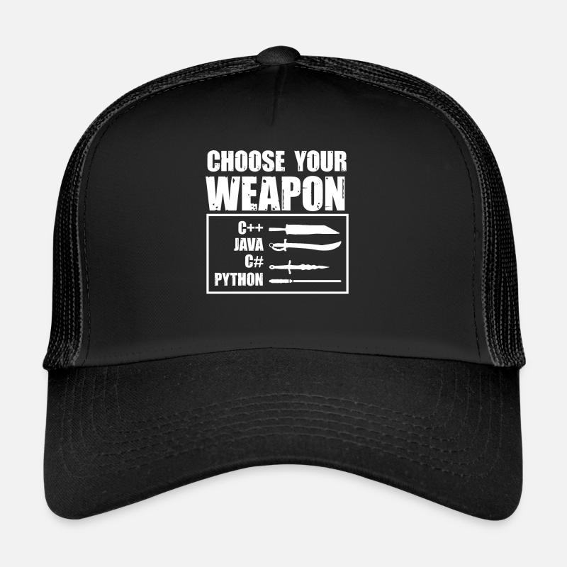 Python programming, programmer, coder Trucker Cap