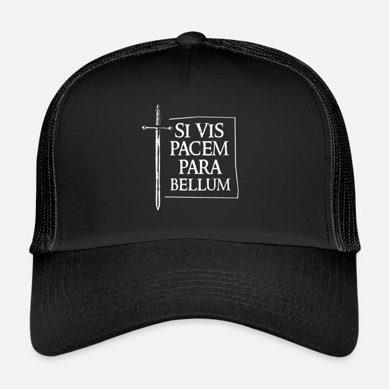 SI VIS Pacem Para Bellum Trucker Cap