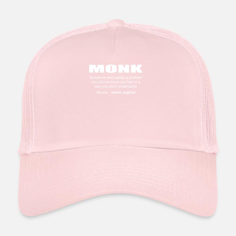 Monk Description Trucker Cap