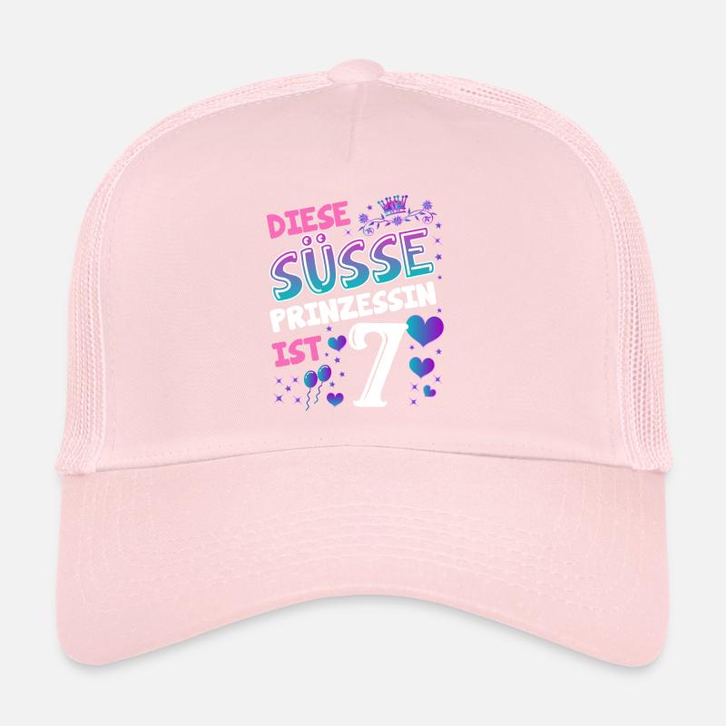 7. Geburtstag Mädchen Geschenk Königstochter Trucker Cap