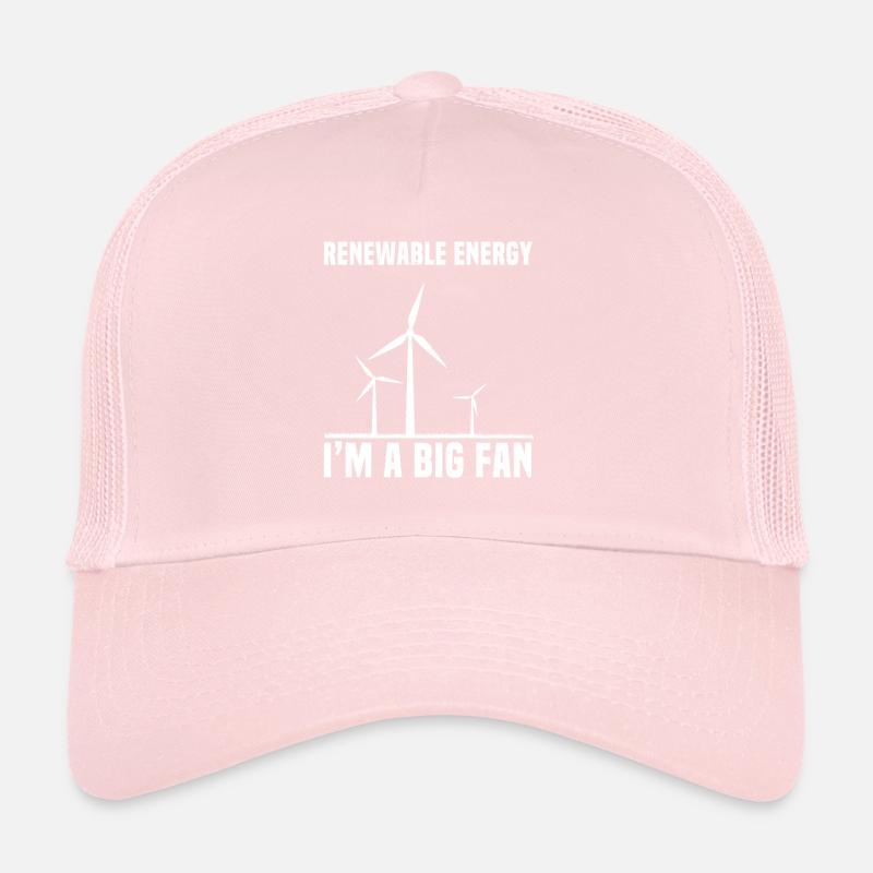 Éolienne d’énergie renouvelable Casquette trucker 