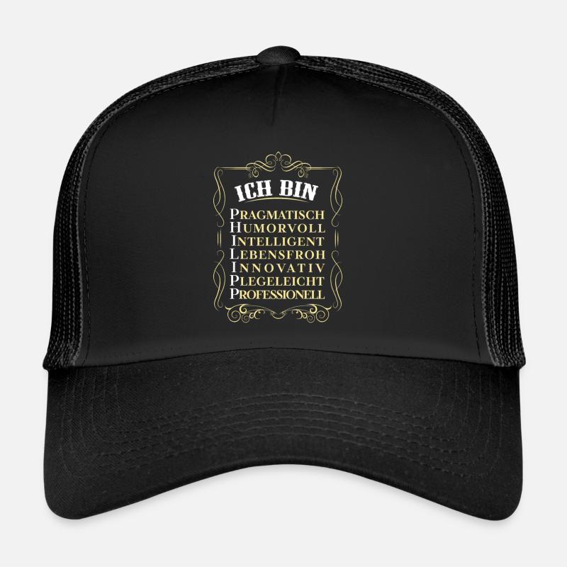 Für den besten Menschen - Ich bin Philipp Trucker Cap