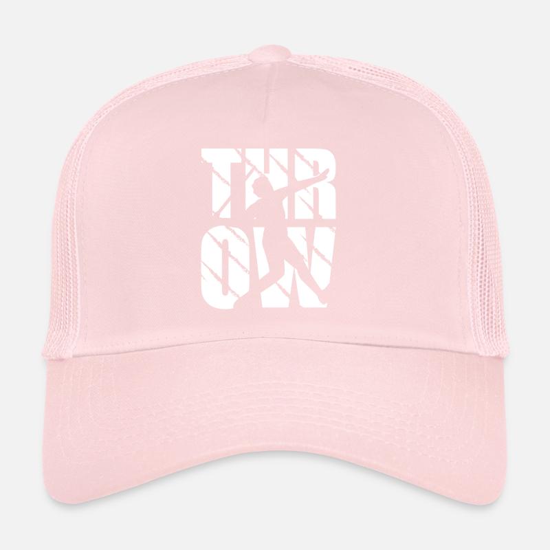 Speer-Werfer-Design-Werfrau Und Werfen Trucker Cap