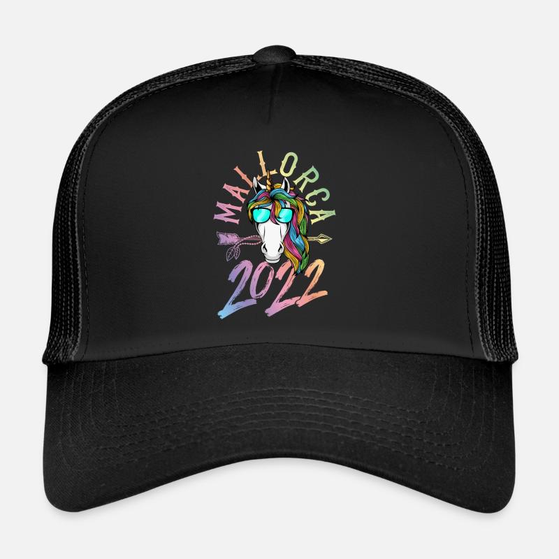 mallorca 2022 einhorn bunt Trucker Cap