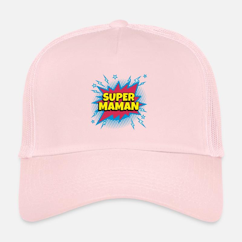 Super Maman super héro supermaman Casquette trucker 