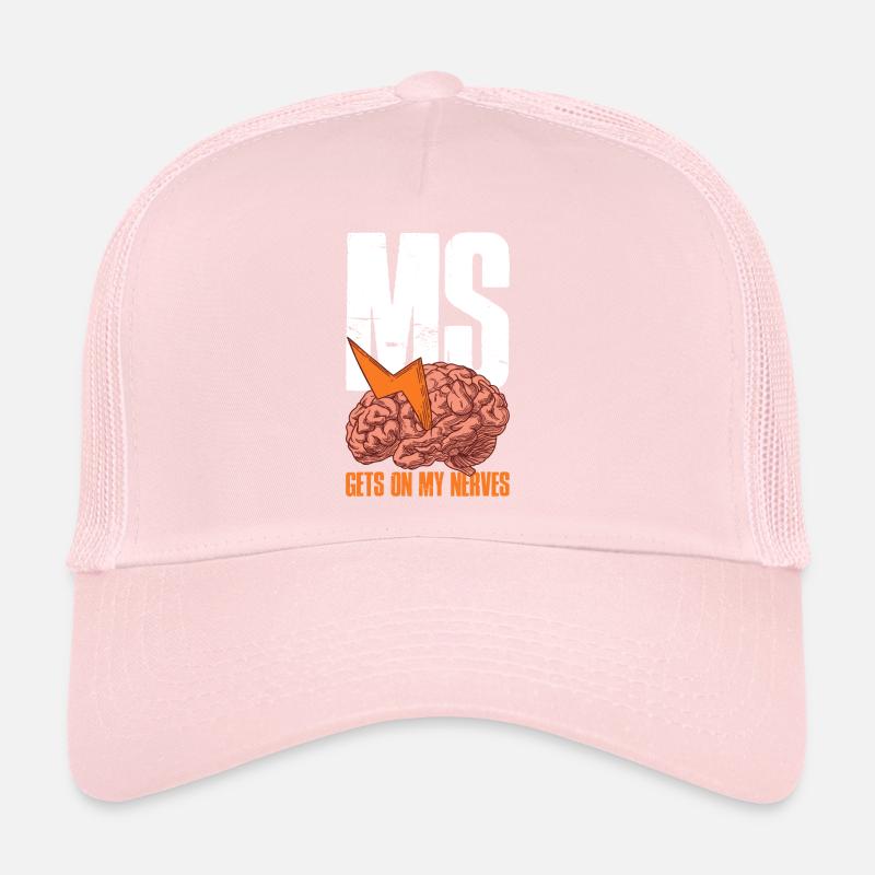 MS Gets On My Nerves Multiple Sklerose Geschenk Trucker Cap