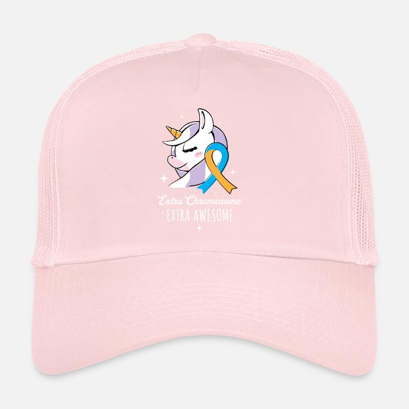 Extra Chromosome Down Syndrome Awareness Gift Trucker Cap