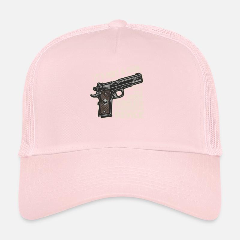 Its Not A Gun Meme Funny Its Not A Gun Trucker Cap