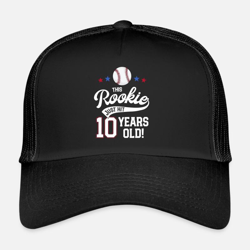Baseball-Geburtstagsfeier Dieser Rookie hat gerade 10 getroffen Trucker Cap