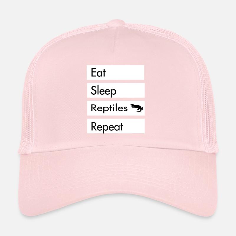 Mangez dormir Reptiles Répéter - Reptile Design Casquette trucker 