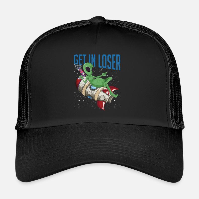 Drôle Alien OVNI Science Fiction Alien Casquette trucker 