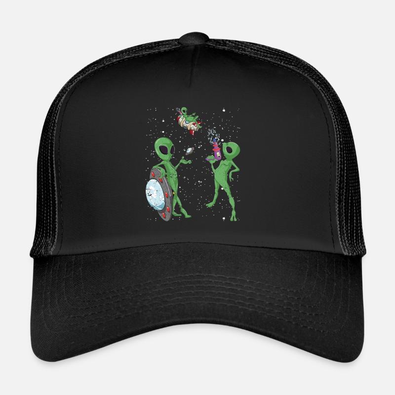 Alien - Trucker Cap - Schwarz/Schwarz