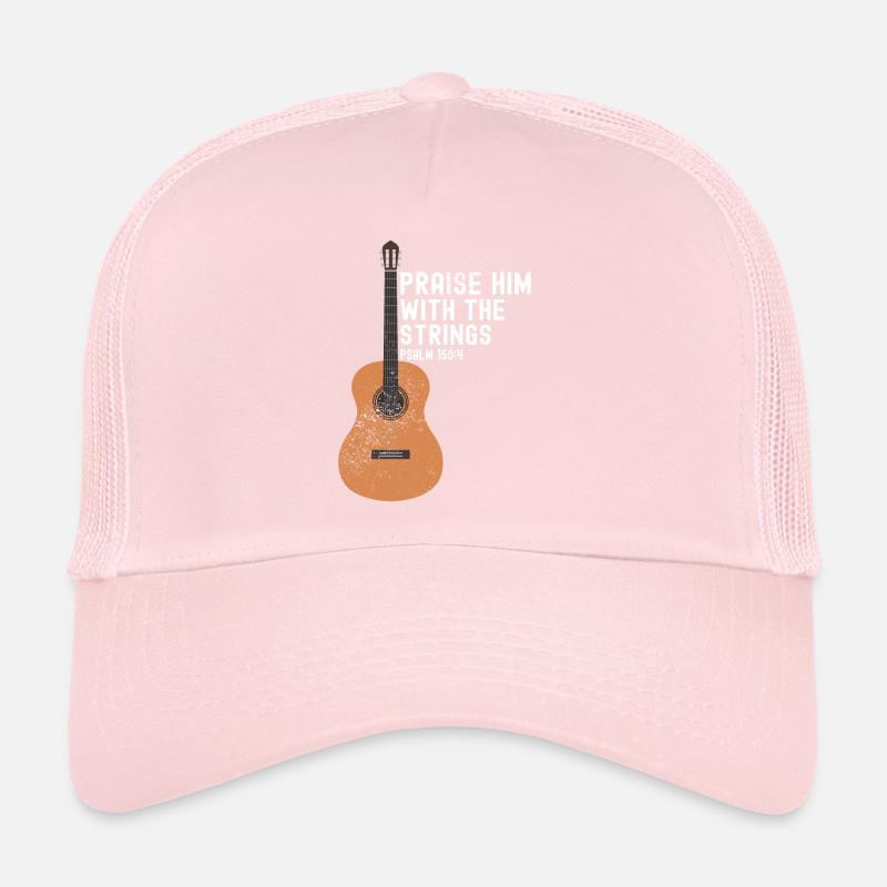 Praise Him With String - Bass Guitar Trucker Cap