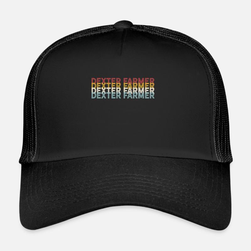 Cattle Breeder - Vintage Cow Dexter Farmer Trucker Cap