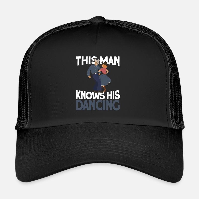 Line Dance Line Dancing - Trucker Cap - Schwarz/Schwarz