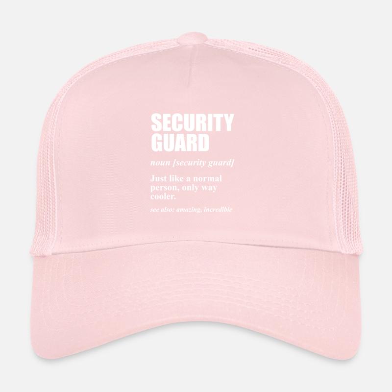 Security Wachmann Sicherheitsdienst Trucker Cap