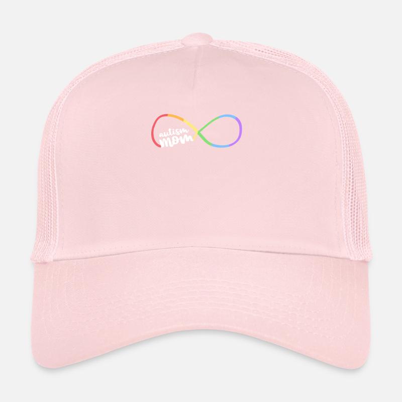 Sensibilisation à l’autisme familial Maman Rainbow Infinity Casquette trucker 