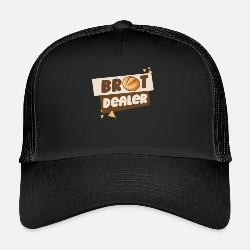 Bäcker Backen Konditor - Trucker Cap - Schwarz/Schwarz