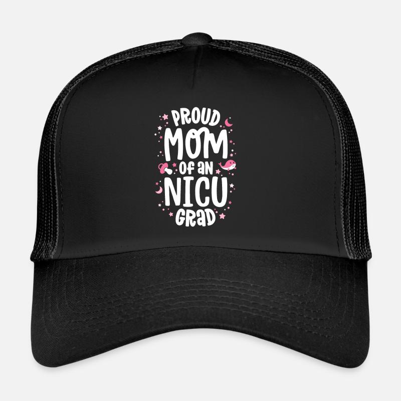Stolze Mutter einer NICU-Absolventin NICU Grad Mutter Trucker Cap