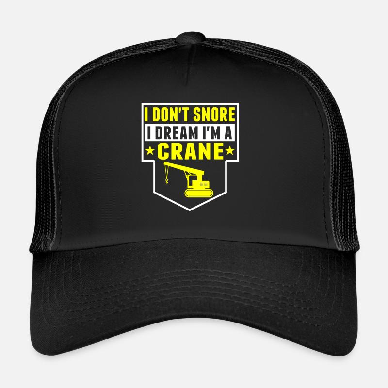 Je ne ronfle pas, je suis grue Casquette trucker 