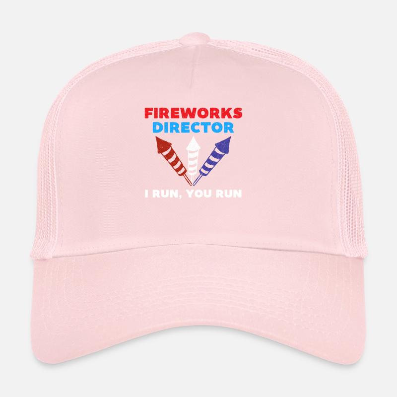 Feuerwerksdirektor lustig 4. Juli Trucker Cap