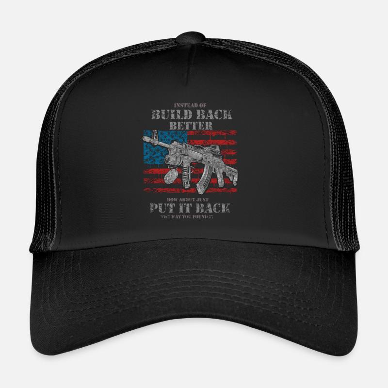 Instead Of Build Back Trucker Cap