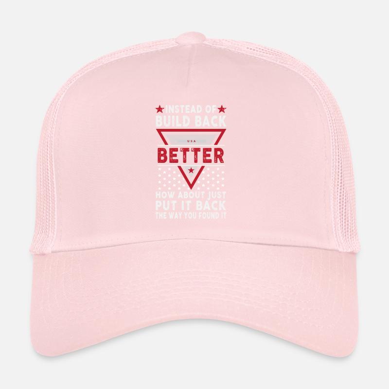Au lieu de reconstruire Casquette trucker 