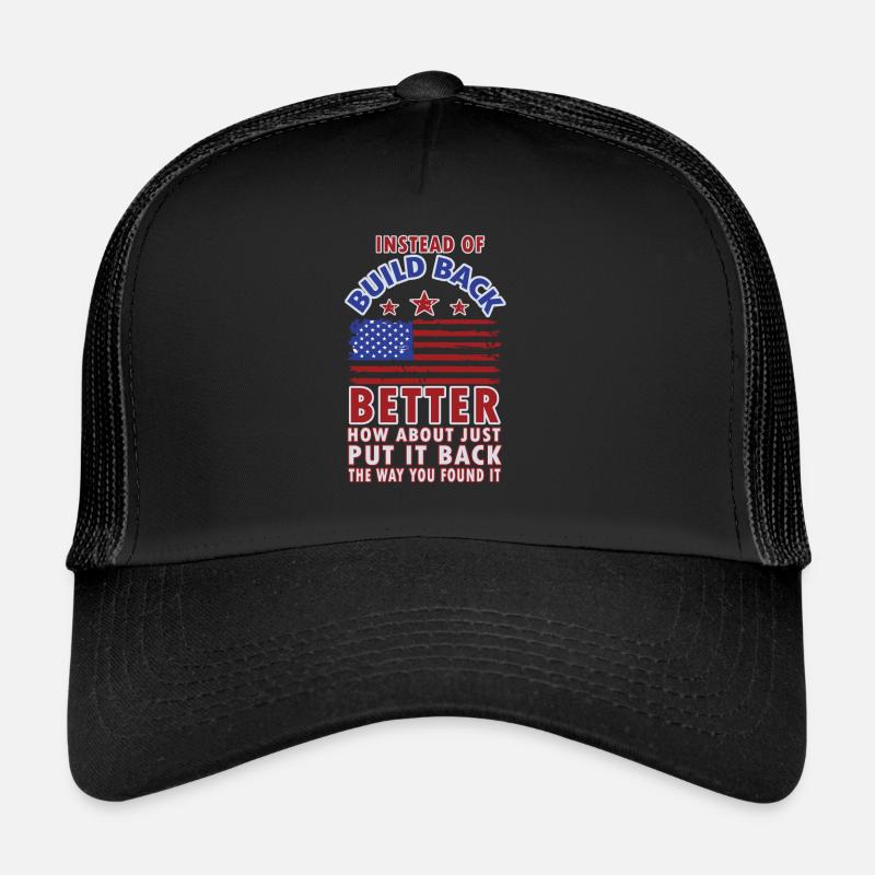 Au lieu de reconstruire Casquette trucker 