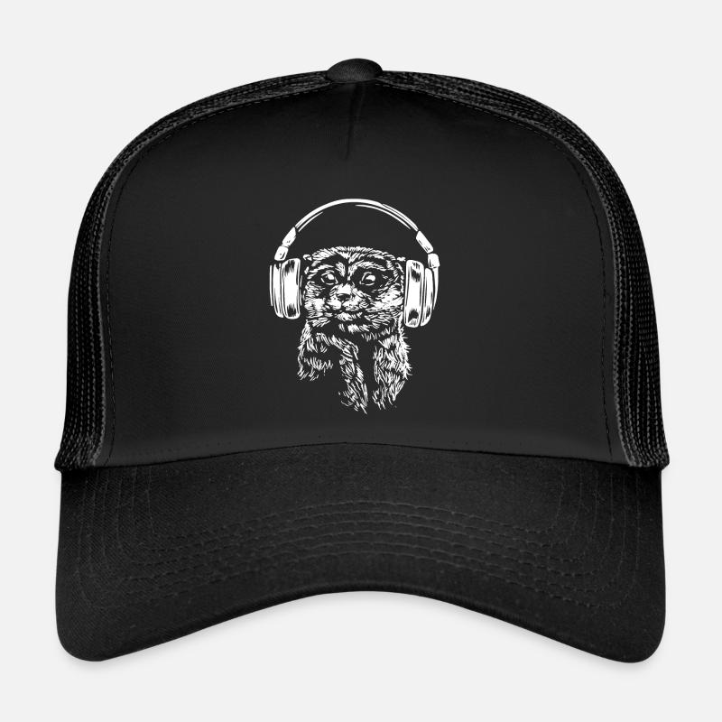 Erdmännchen - Trucker Cap - Schwarz/Schwarz