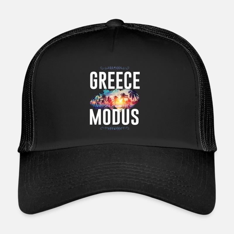 Greece Mode Trucker Cap