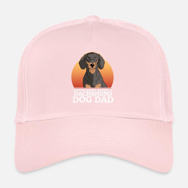Teckel Papa Teckel Chien Propriétaire Cadeau Casquette trucker 