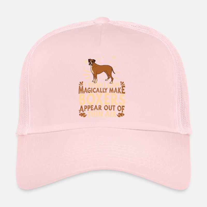Boxer Chien Casquette trucker 