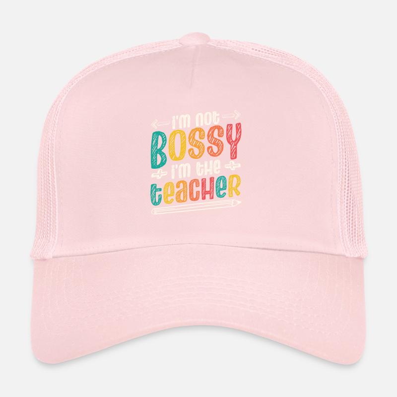 Ich bin nicht herrisch, Ich bin Lehrer Trucker Cap