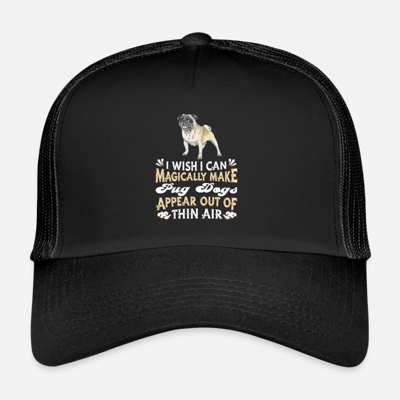 Chien carlin Casquette trucker 
