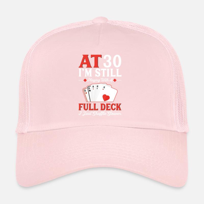 Deck Card Games – 30th Birthday Trucker Cap