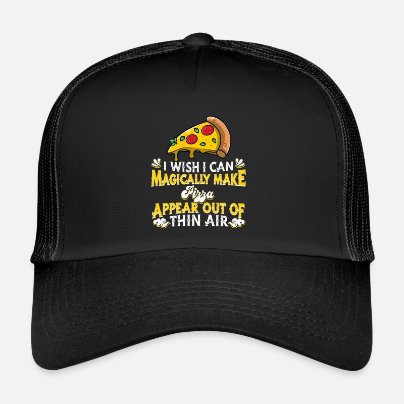 Pizza - Trucker Cap - Schwarz/Schwarz
