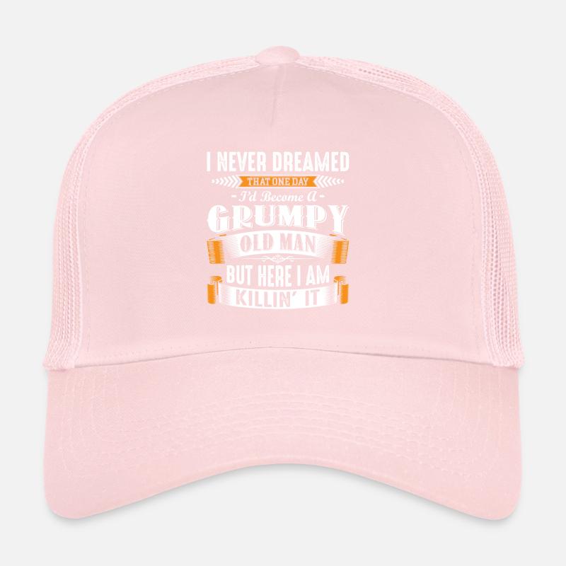 Grumpy Old Man Fathers Day Trucker Cap