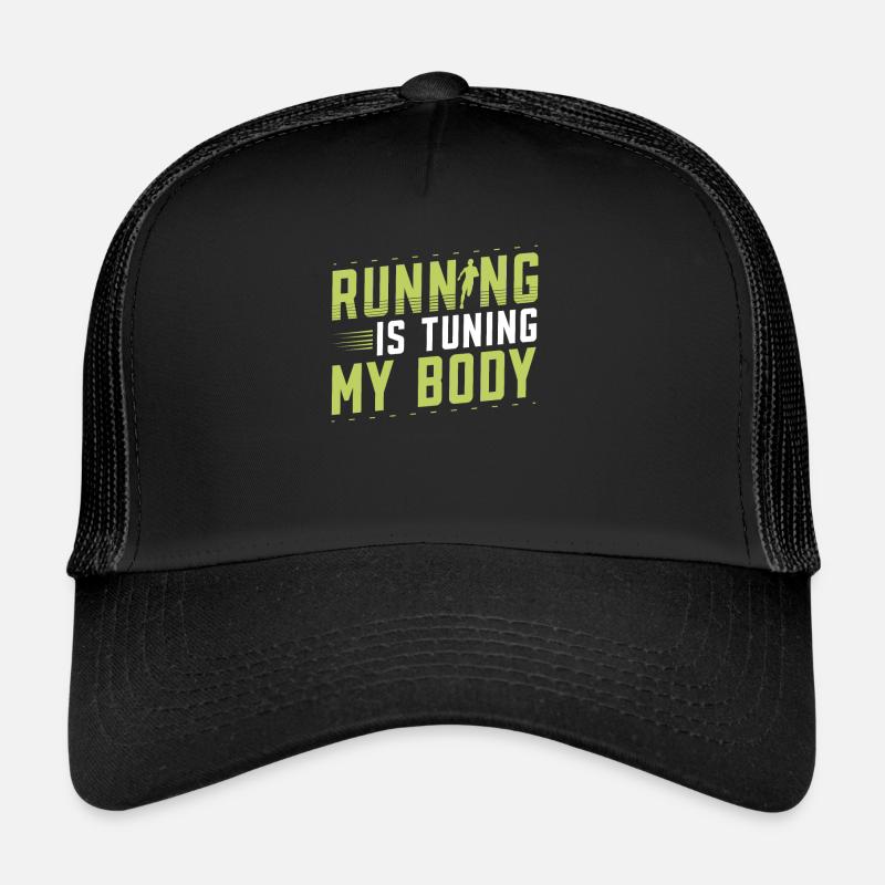 Courir, c’est régler mon body runner Marathon Trail Casquette trucker 