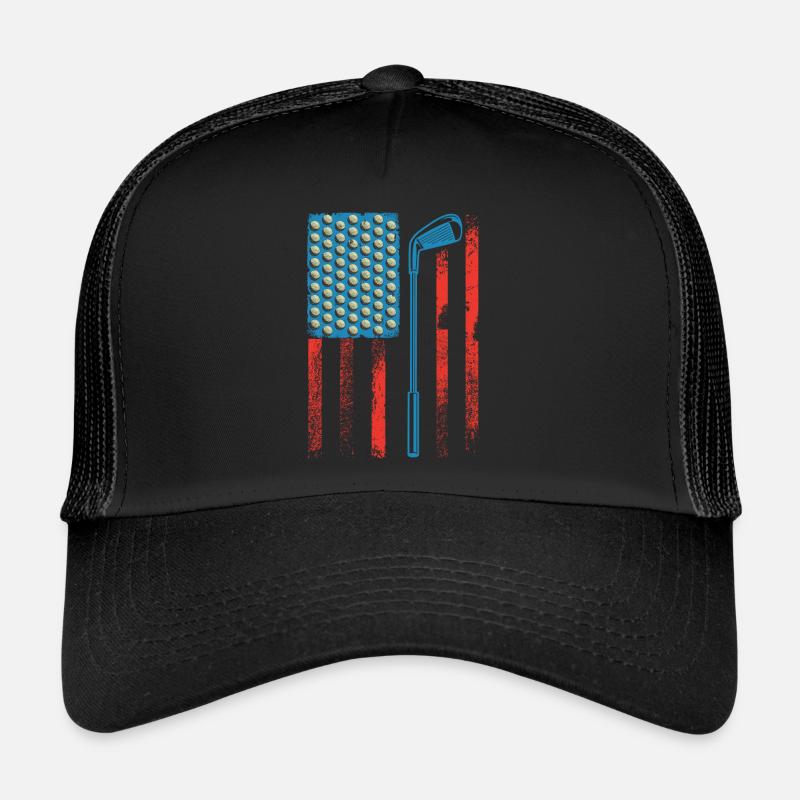 Amerika Golfspieler USA 4. Juli Golfer Trucker Cap