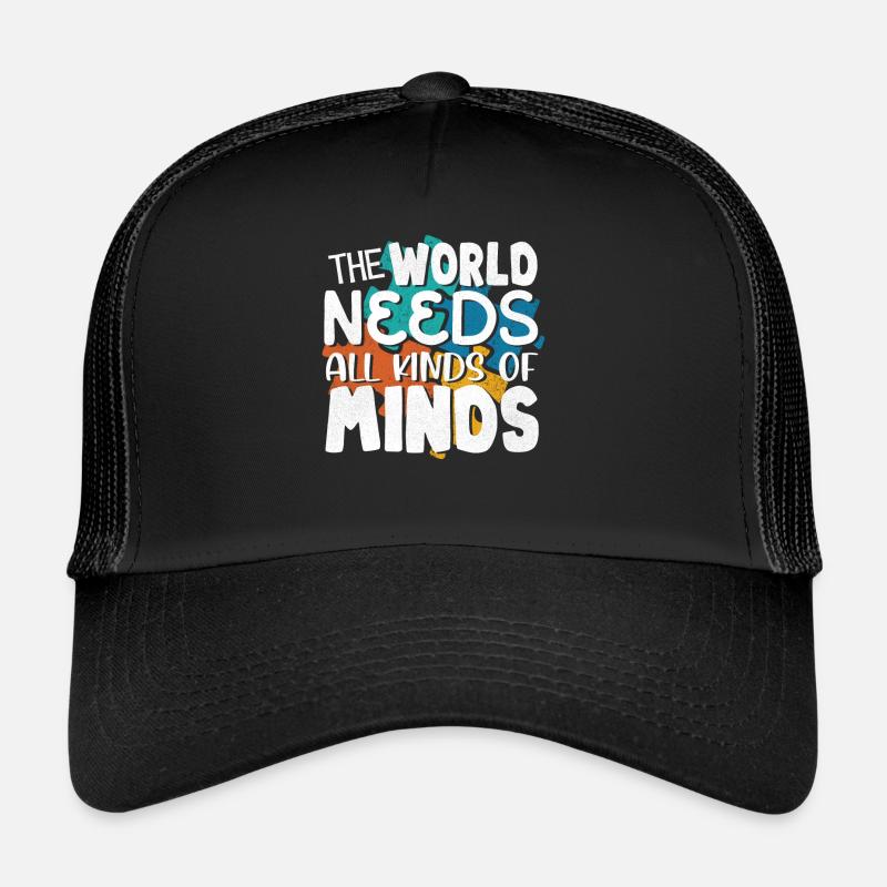 Le monde de l’autisme a besoin de toutes sortes de têtes Casquette trucker 